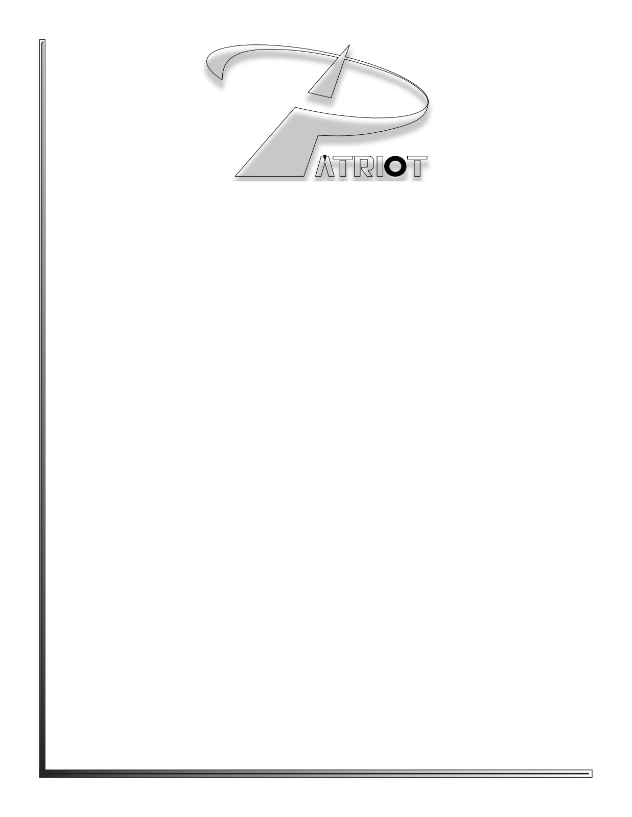 Patriot Commercial Antenna Polar Mount User Manual