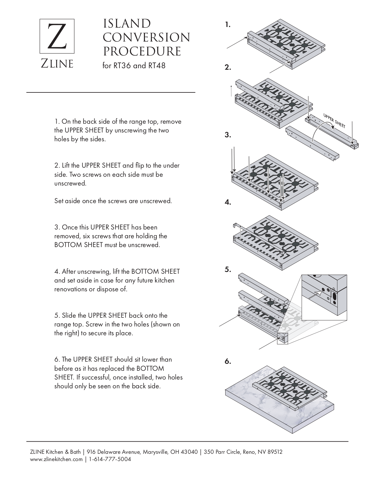 ZLINE RTB48, RTB36 User Manual - ManualMachine.com