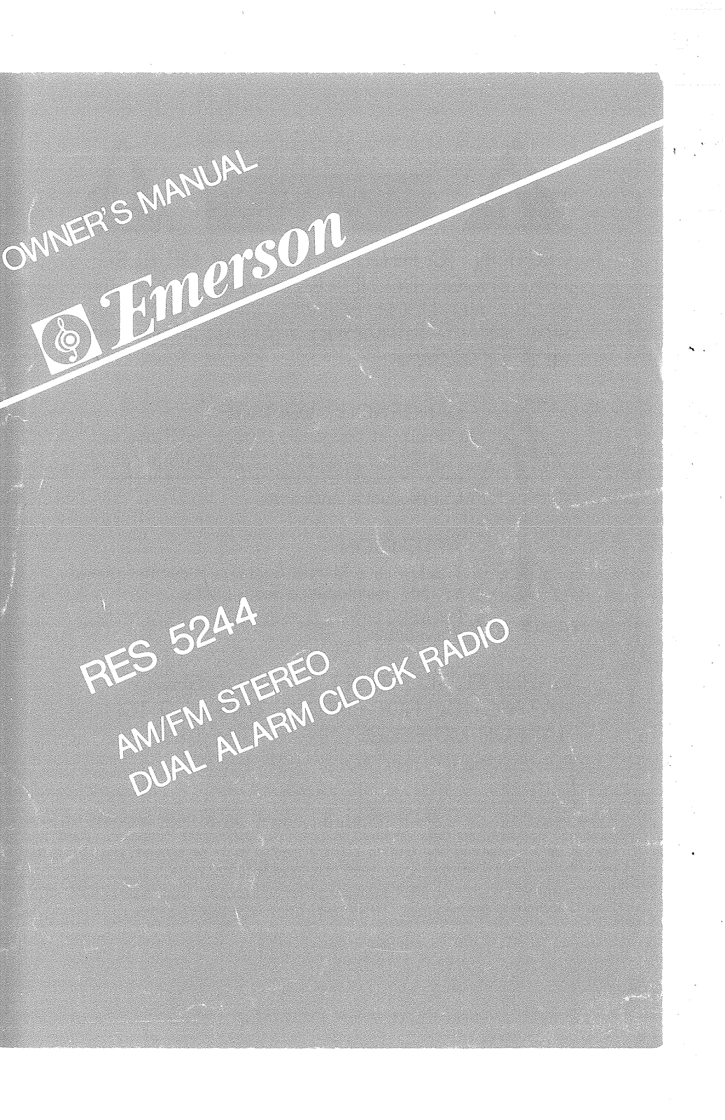 EMERSON RES5244aQ User Manual