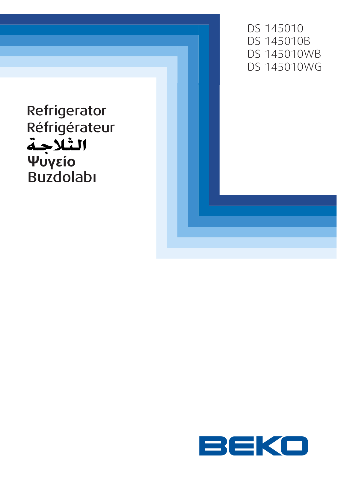 Beko DS 145010, DS 145010WB, DS 145010B, DS 145010WG User manual