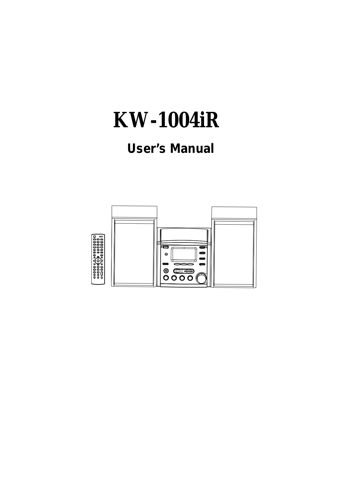 KENWIN KW-1004iR User Manual