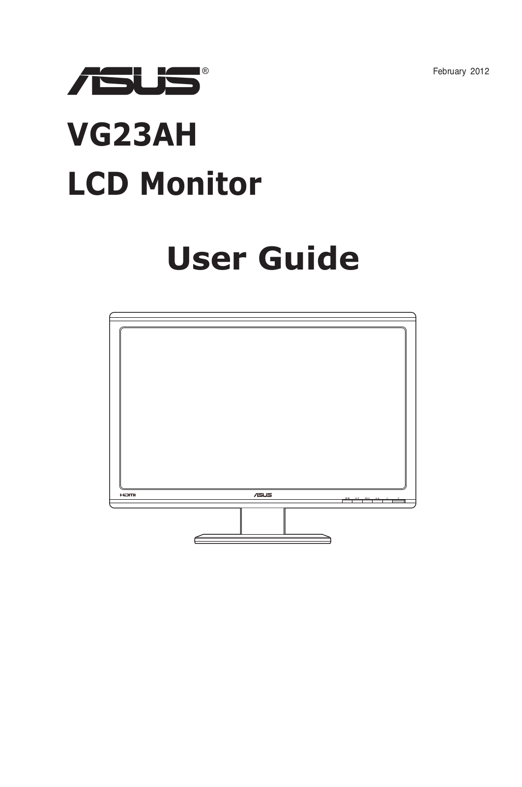 ASUS VG23AH User Manual
