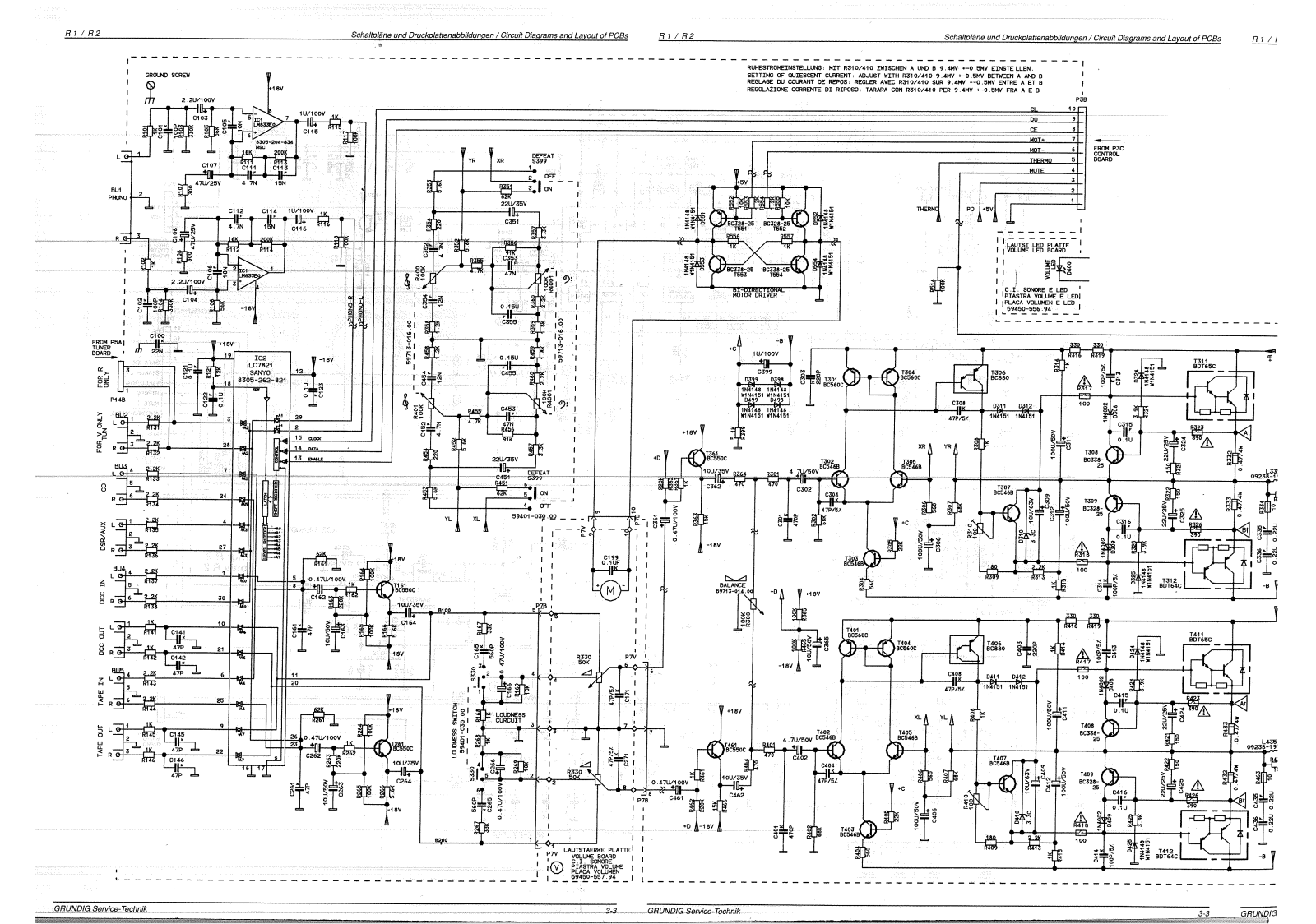 Grundig MV-4-R-2, MV-4-R-1, Fine-Arts-R-1 Schematic