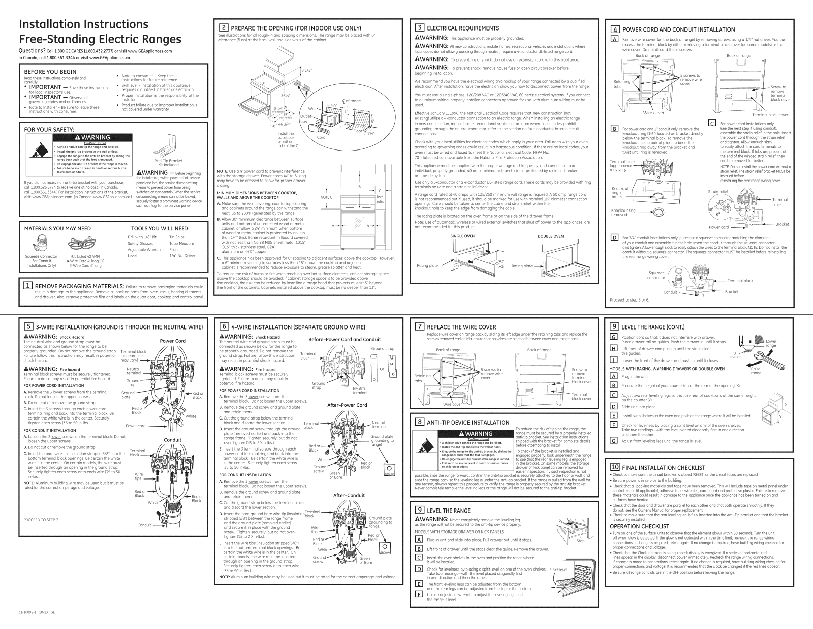 GE JB255DJ2BB, JB255DJ2CC, JB255DJ2WW, JB255DJ3BB, JB255DJ3CC Installation Guide - ManualMachine.com