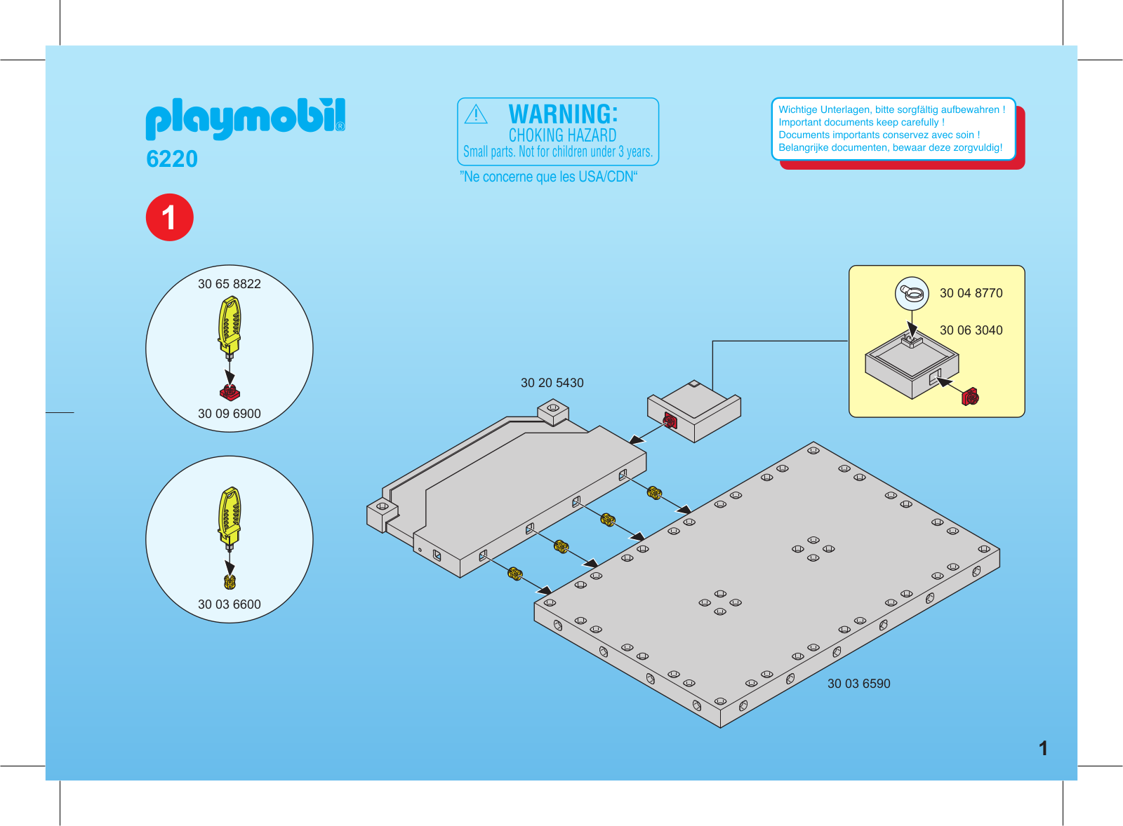 Playmobil 6220 Instructions