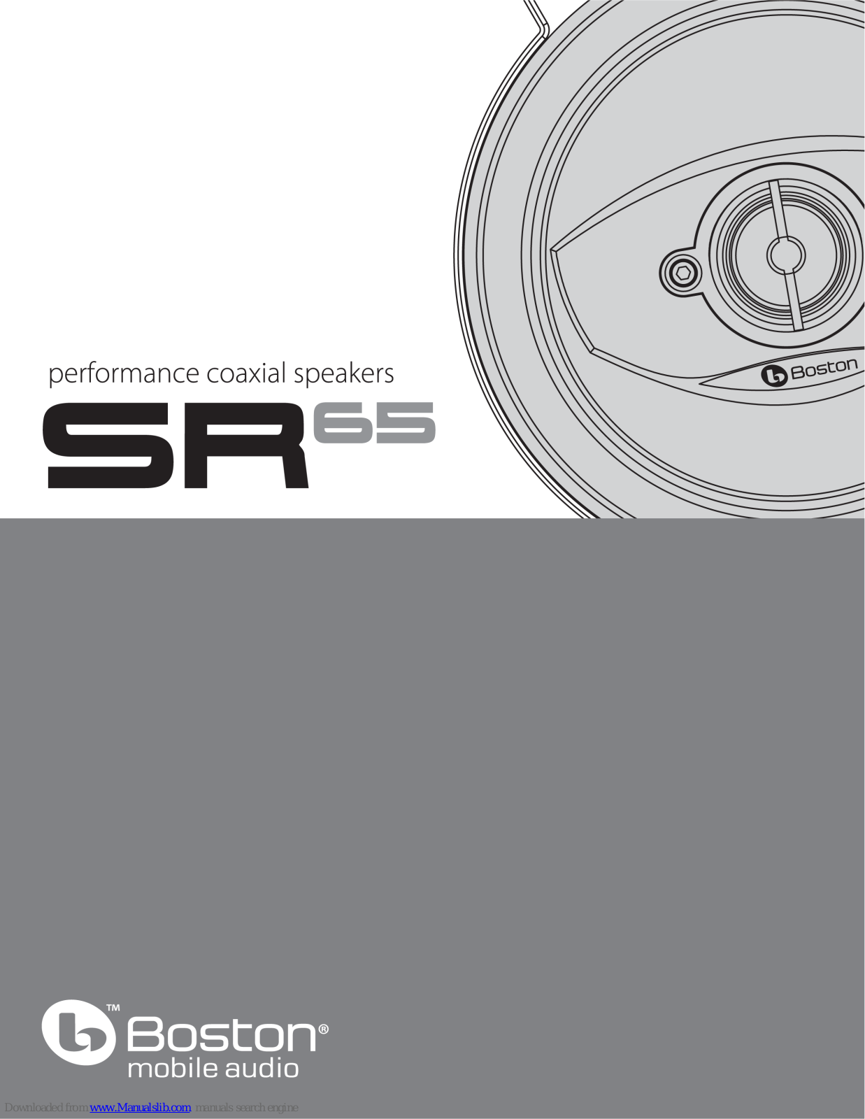 Boston Mobile Audio SR65 Specifications - ManualMachine.com