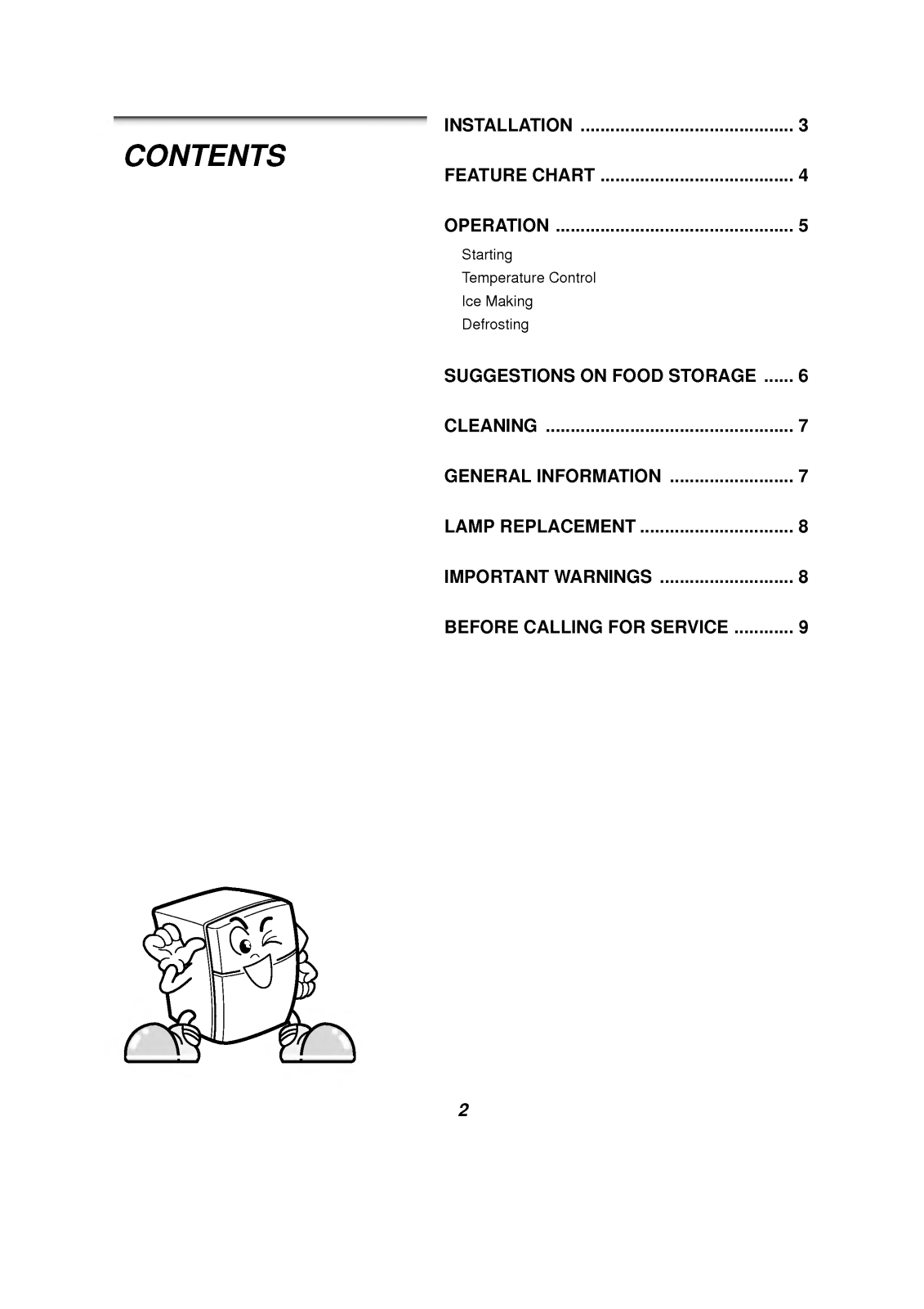 LG GR-313SF, ZGV318-3CF, FTG260HGV, LR-313SVF, ER329GR-V User Manual