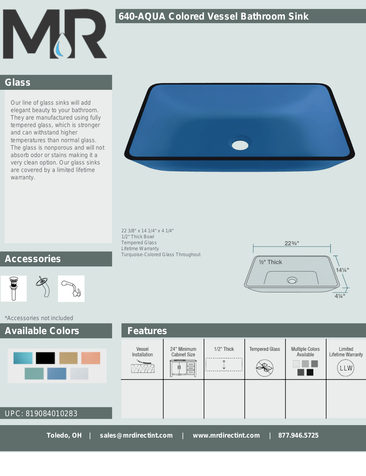MR Direct MRDR1495 Specifications - ManualMachine.com