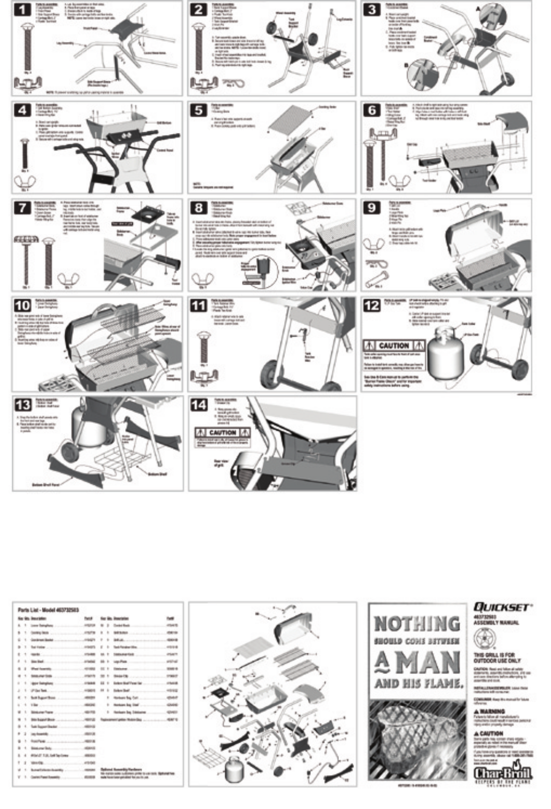 Charbroil 463732503 Owner's Manual