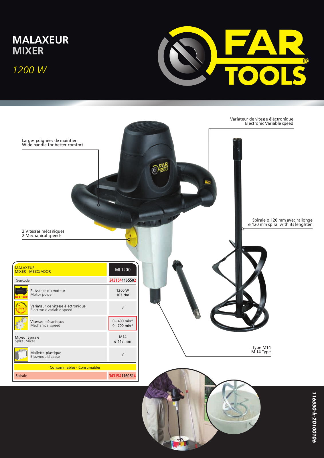 FARTOOLS MI 1200 User Manual