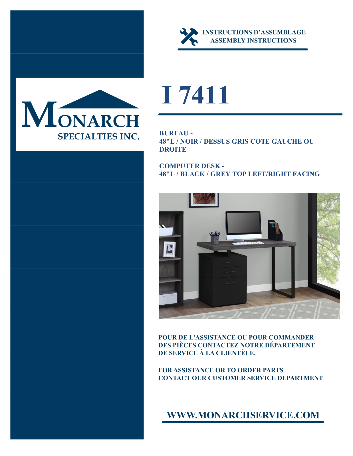 Monarch I7411 Assembly Guide