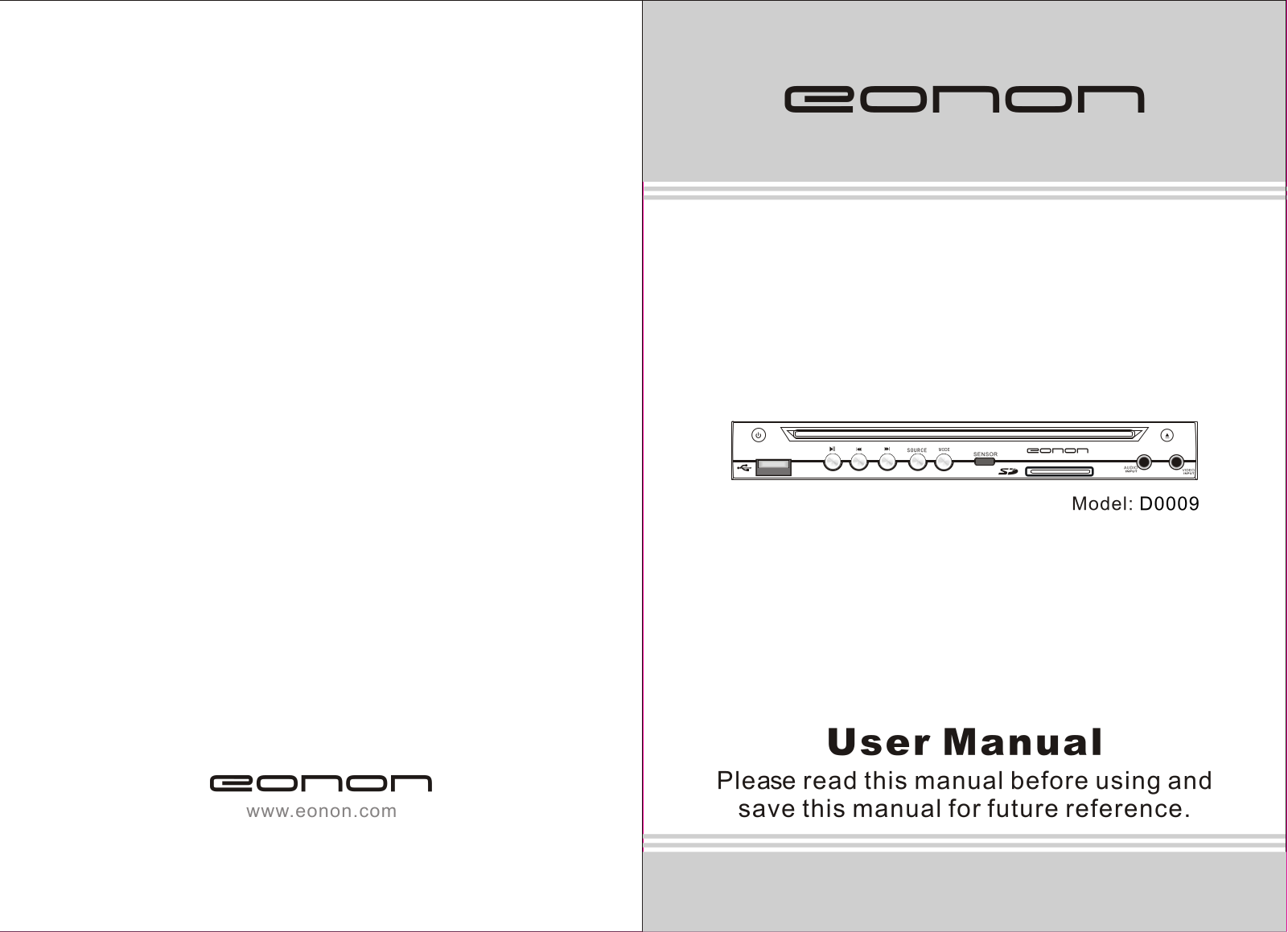 Eonon D0009 Instruction Manual