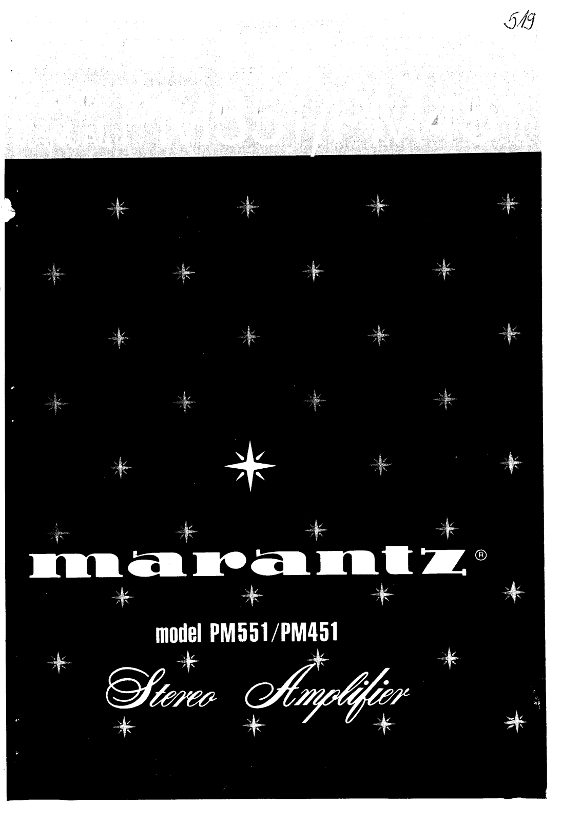 Marantz PM-451, PM-551 Schematic