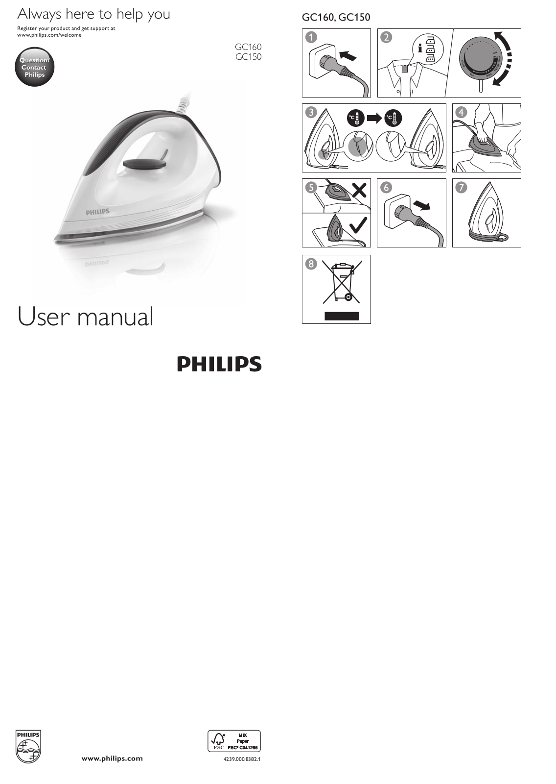 Philips GC 160 User Manual