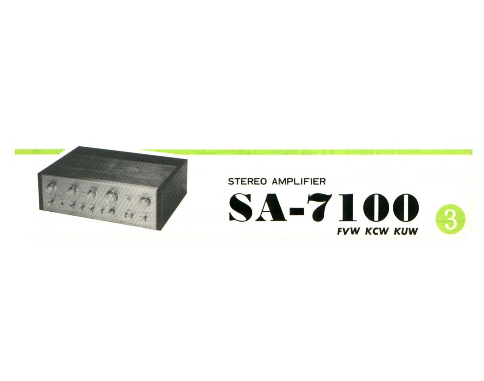 Pioneer SA-7100 Schematic