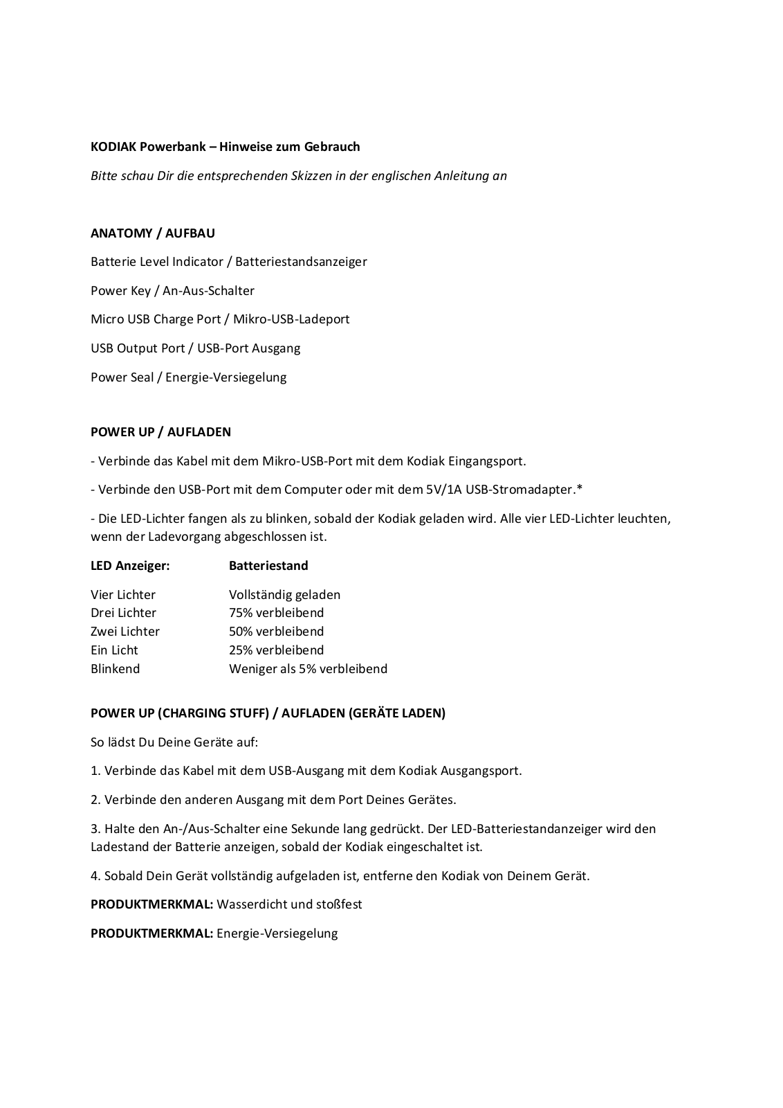 OutdoorTech KODIAK User guide - ManualMachine.com