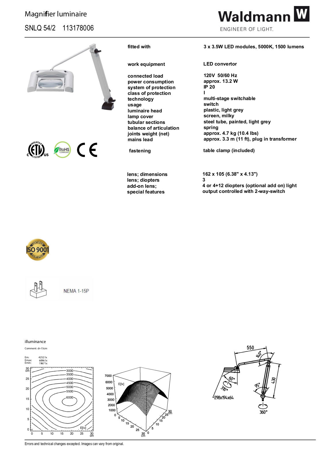 Waldmann 113178006 Information guide - ManualMachine.com