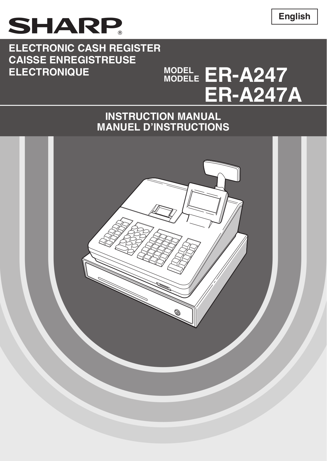 SHARP ER-A247, ER-A247A User Manual
