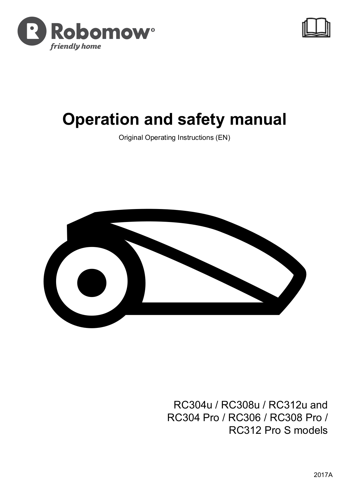 Robomow RC312 Pro S, RC308u, RC308 Pro, RC306, RC312u User guide