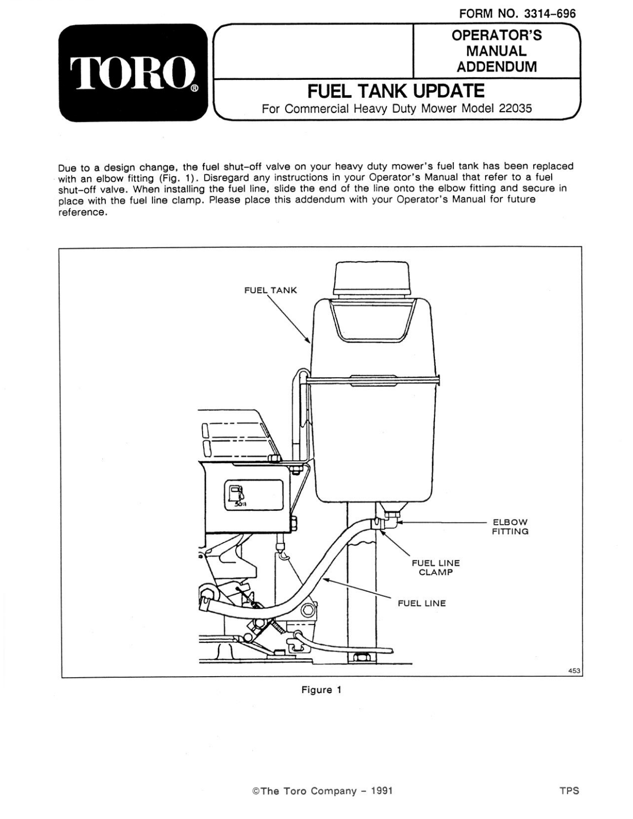 Toro 22035 Addendum