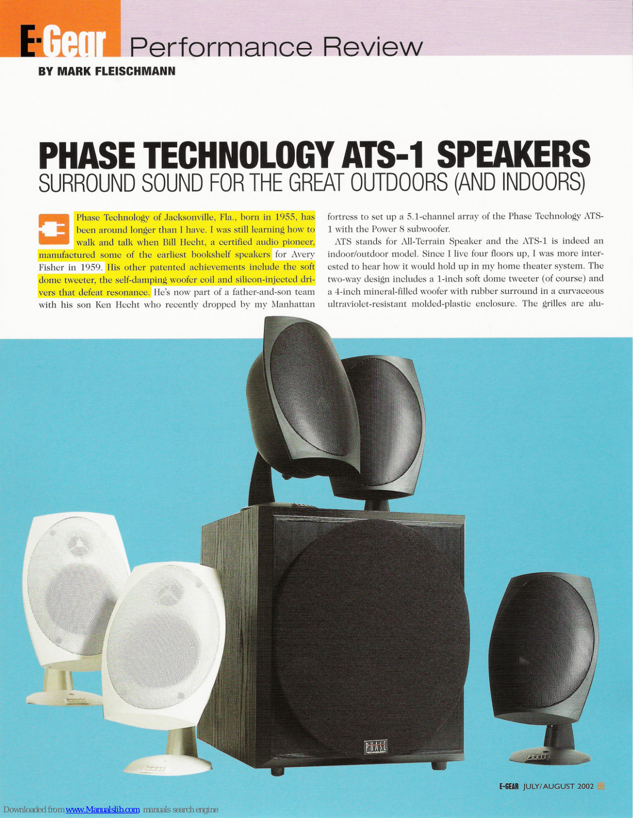 Phase Technology ATS-1, Power 8 Brochure - ManualMachine.com