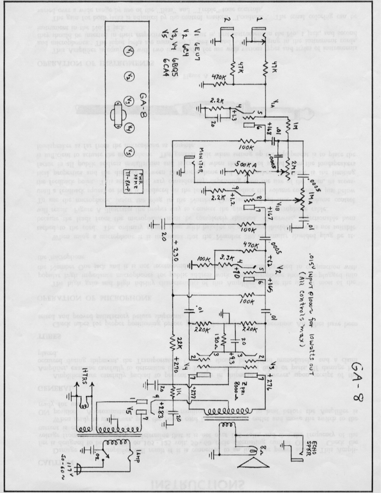 Gibson ga8 schematic