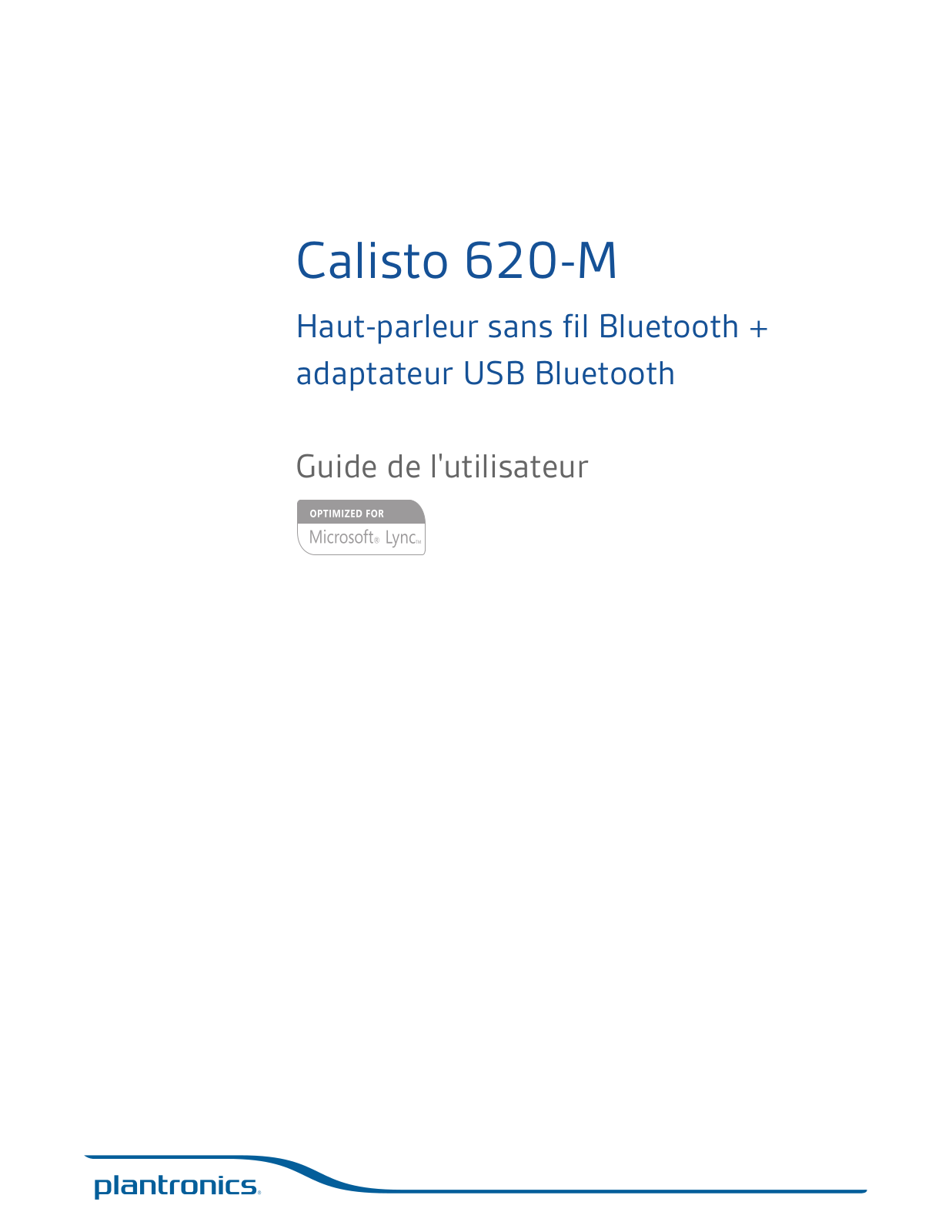 Plantronics CALISTO DH2100 User Manual