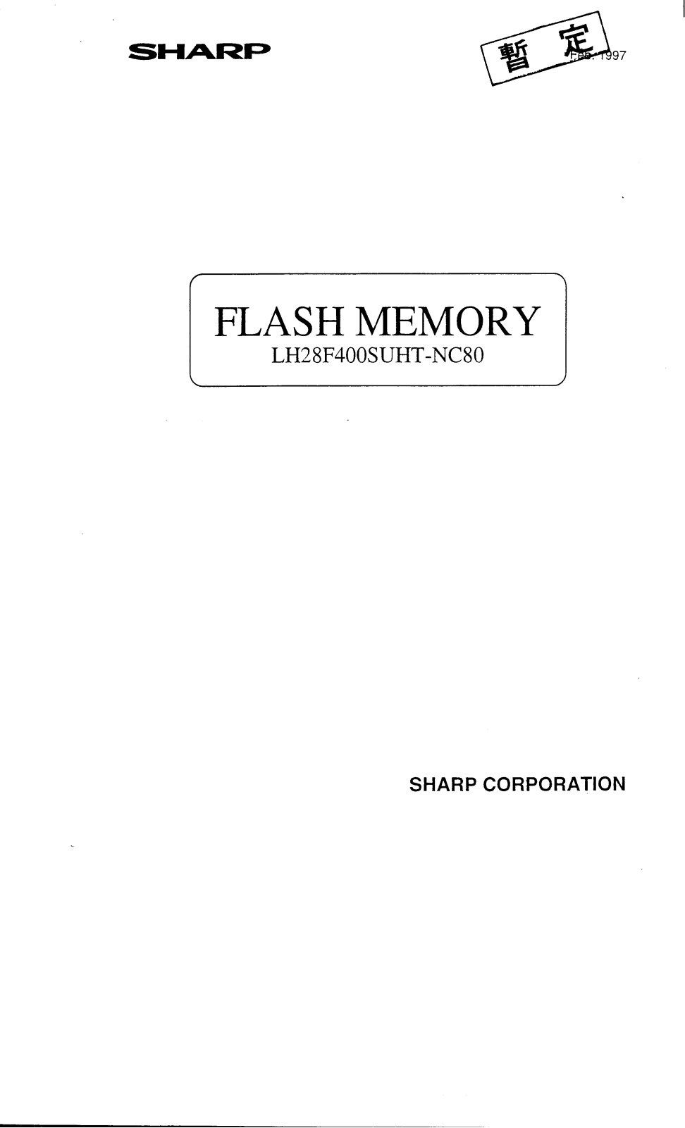 Sharp LH28F400SUHT-NC80 Datasheet