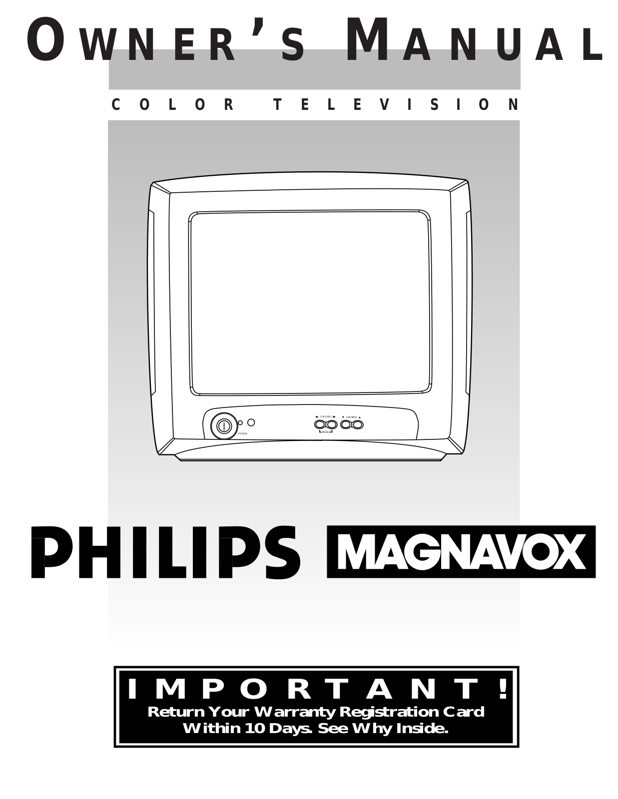 Philips 13PR18C User Manual