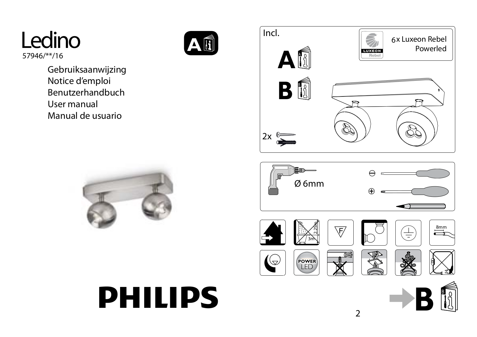 Philips 57946-31-16, 57946-17-16 User Manual