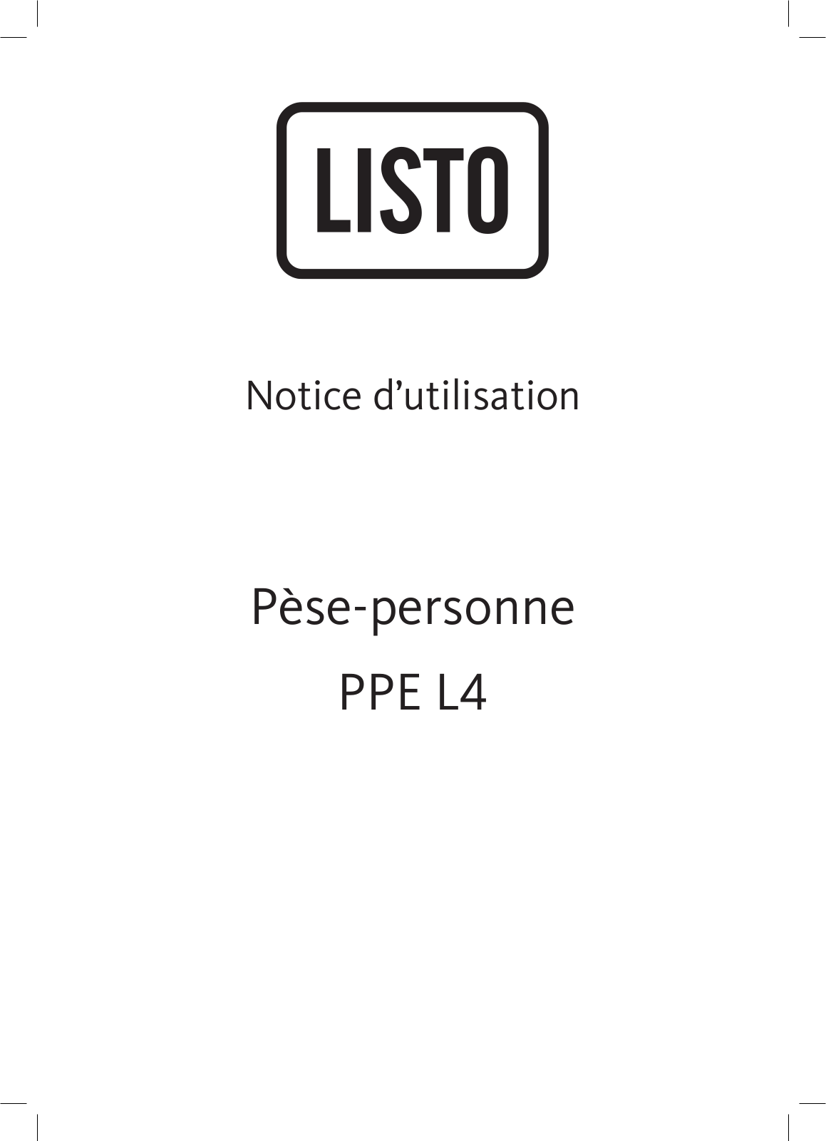 Listo PPE L4 User Manual