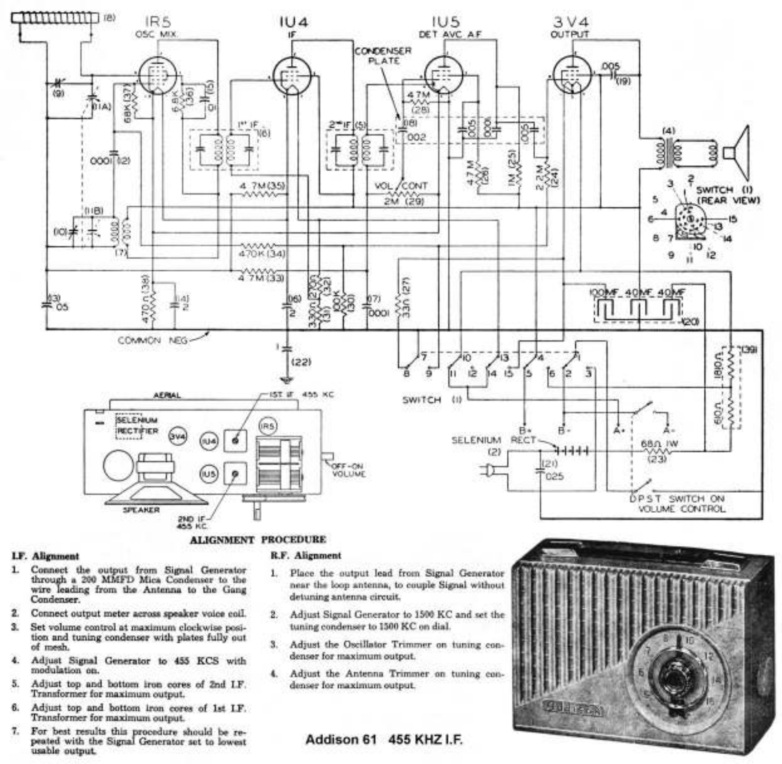 ACOPacific Addison 61 Schematic