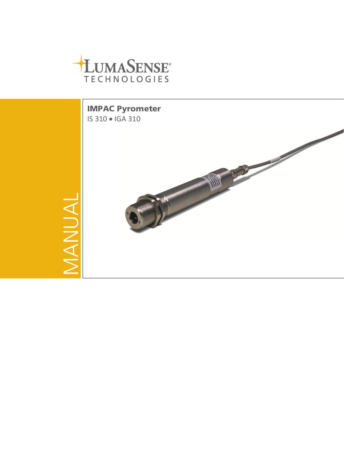 LumaSense Technologies IS 310 User Manual