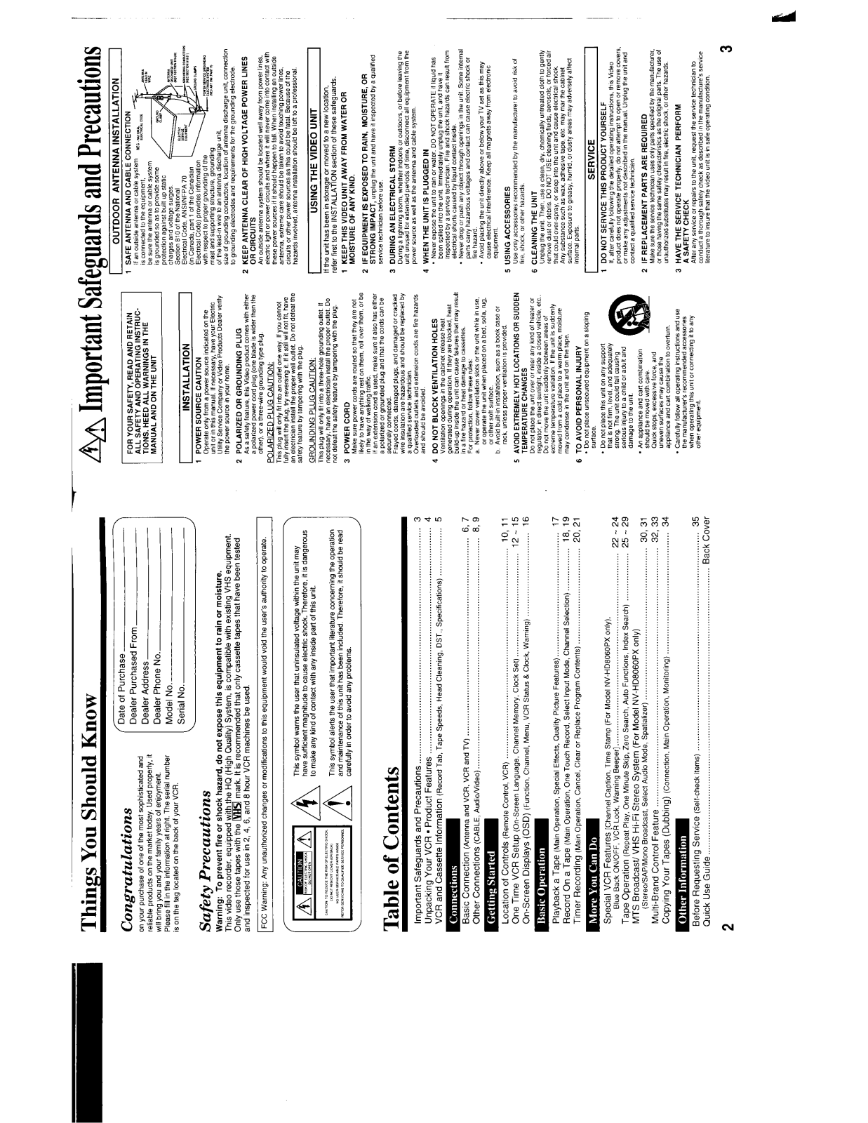 Panasonic 927119AHP Users Manual