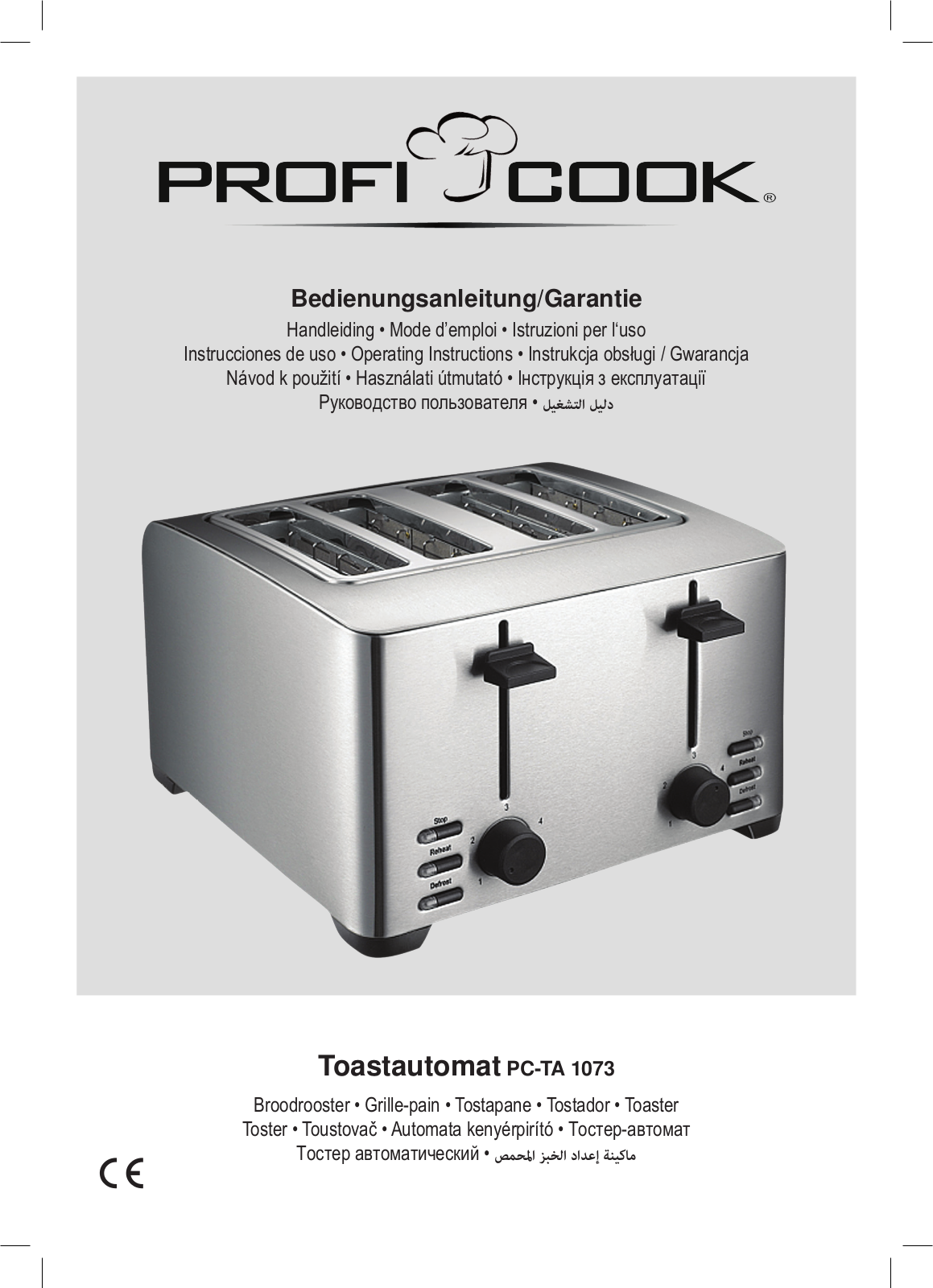 Profi cook PC-TA 1073 User Manual