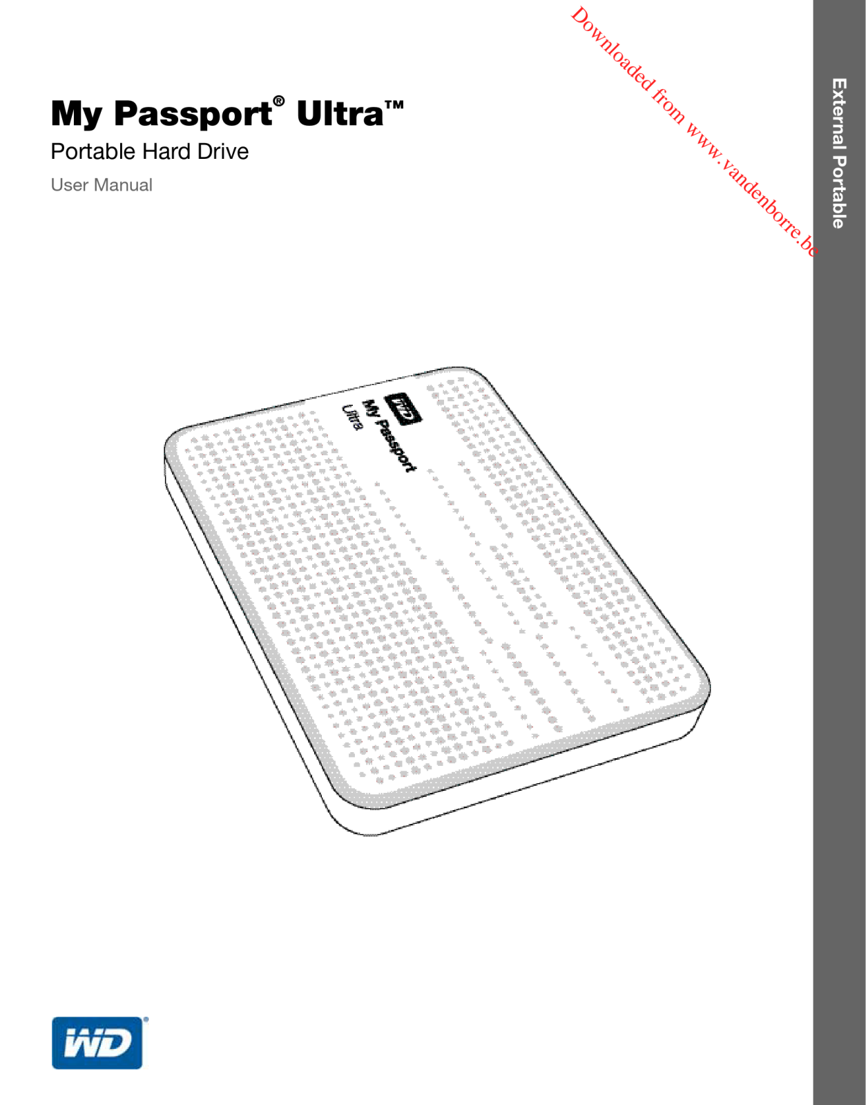 Western Digital My Passport Ultra User Manual