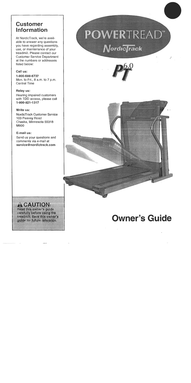 NordicTrack NTTL14071 Owner's Manual