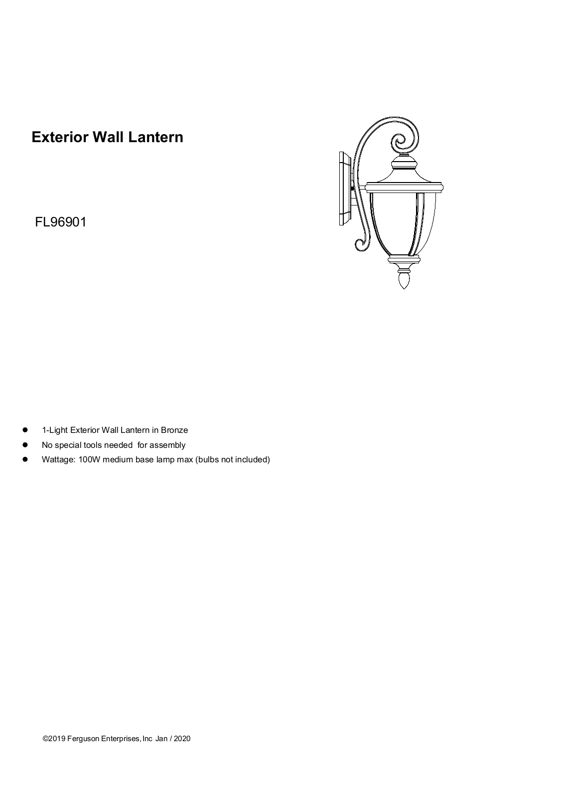 Ferguson FL96901 User Manual