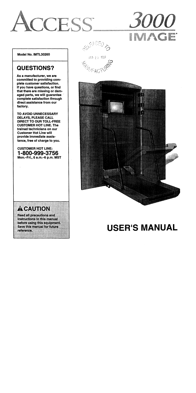 Image IMTL30260 Owner's Manual