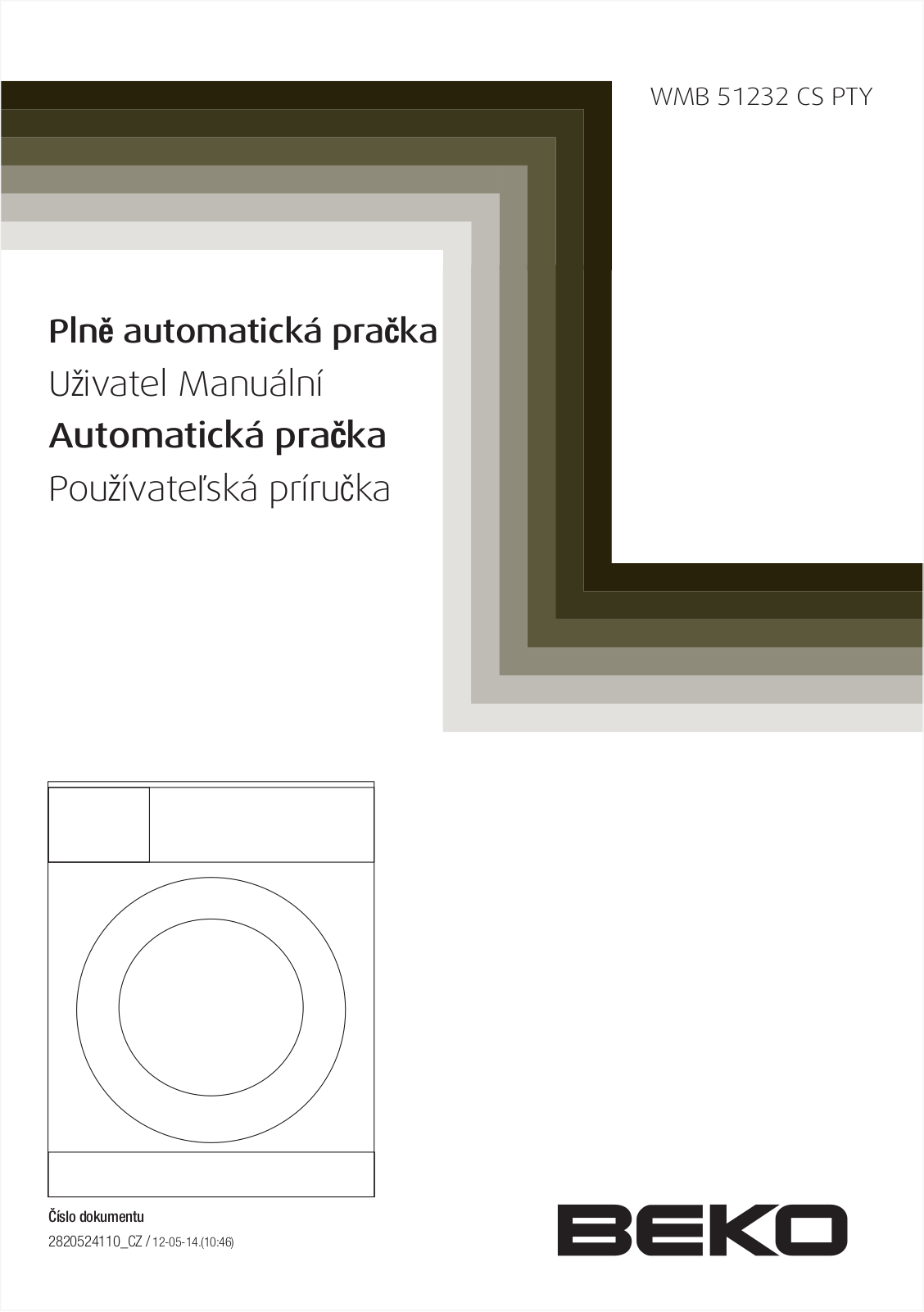 Beko WMB 51232 CS PTY User Manual