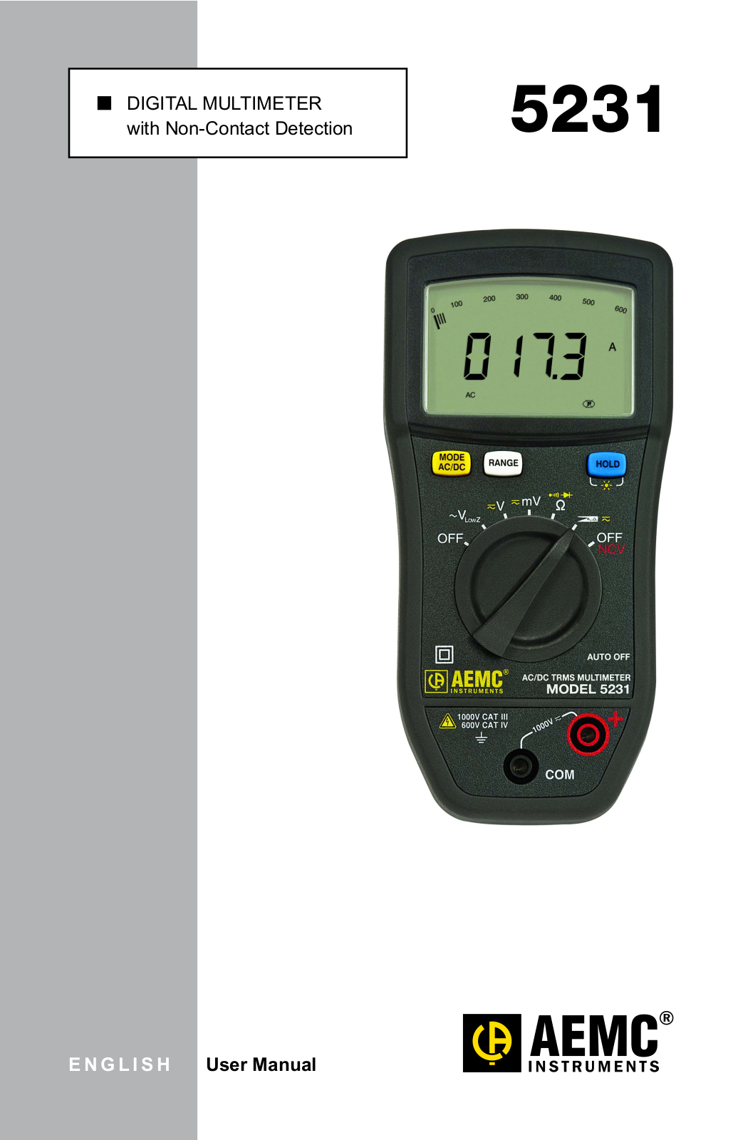 Aemc instruments 5231 User Manual