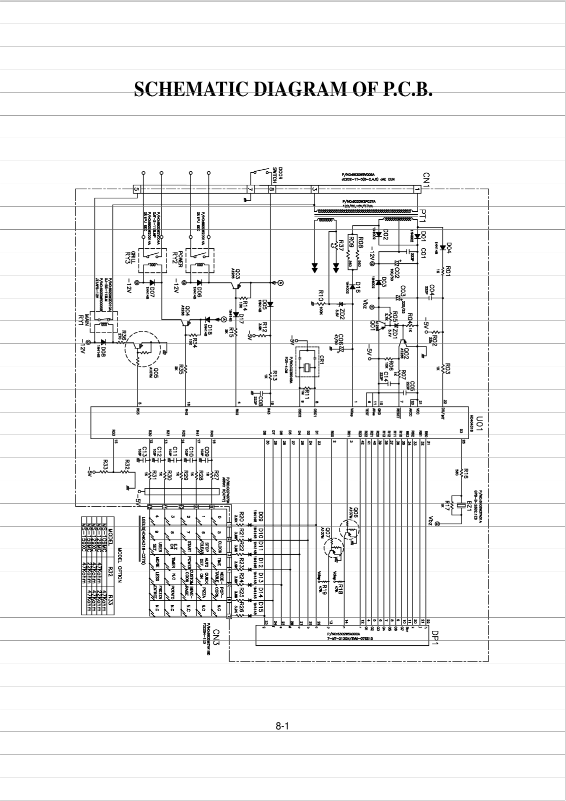 Goldstar Ma-1500b Wiring Diagram