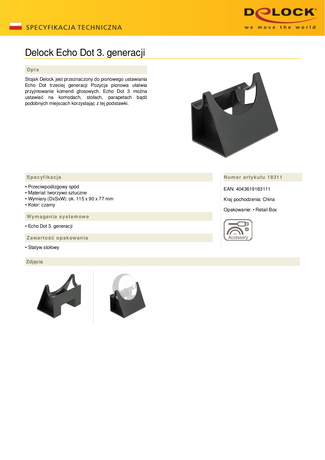 DELOCK 18311 Datasheet - ManualMachine.com