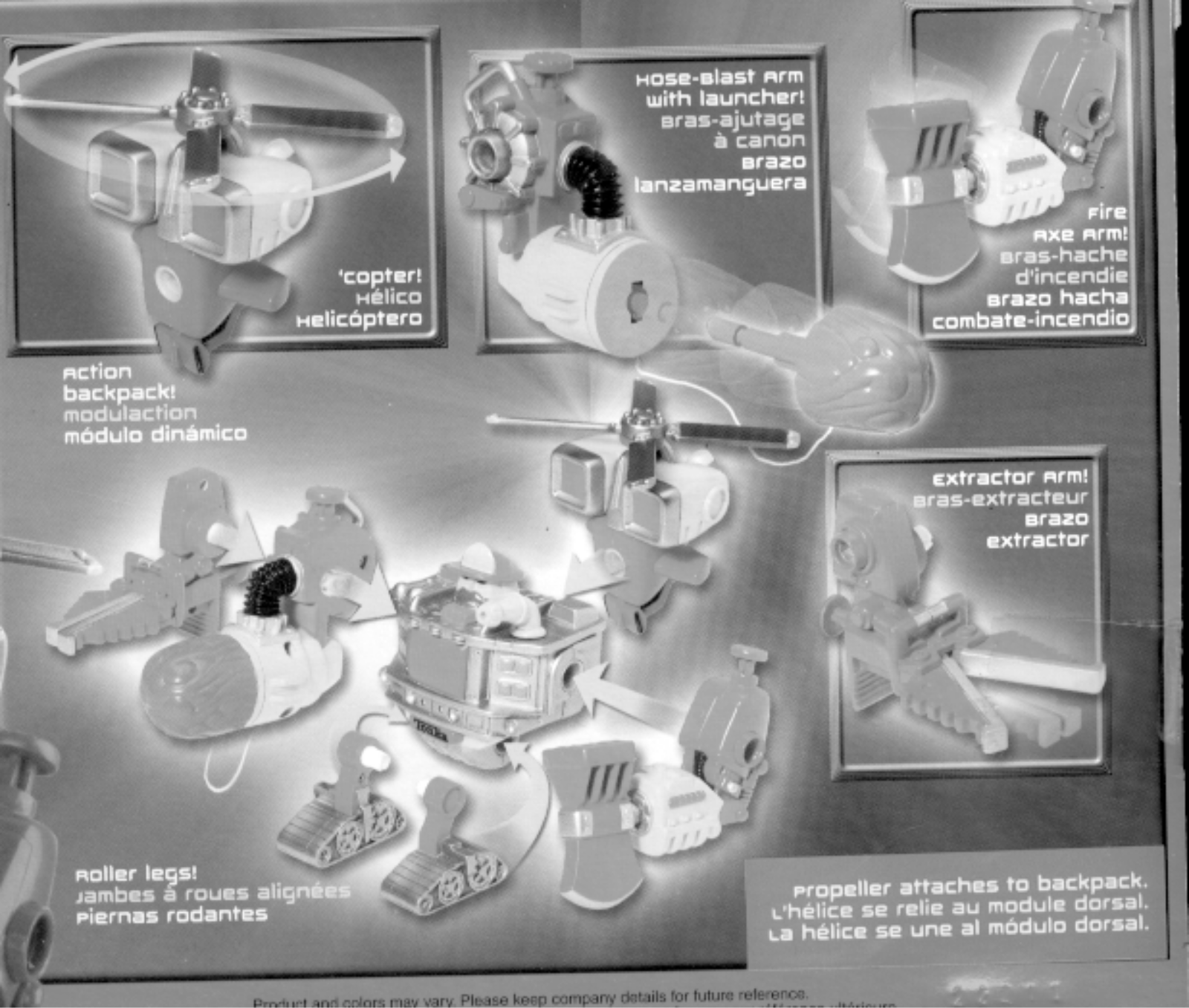 HASBRO Tonka Captain Firestorm Team Builders User Manual