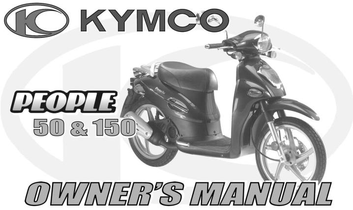 Kymco People 50 User Manual