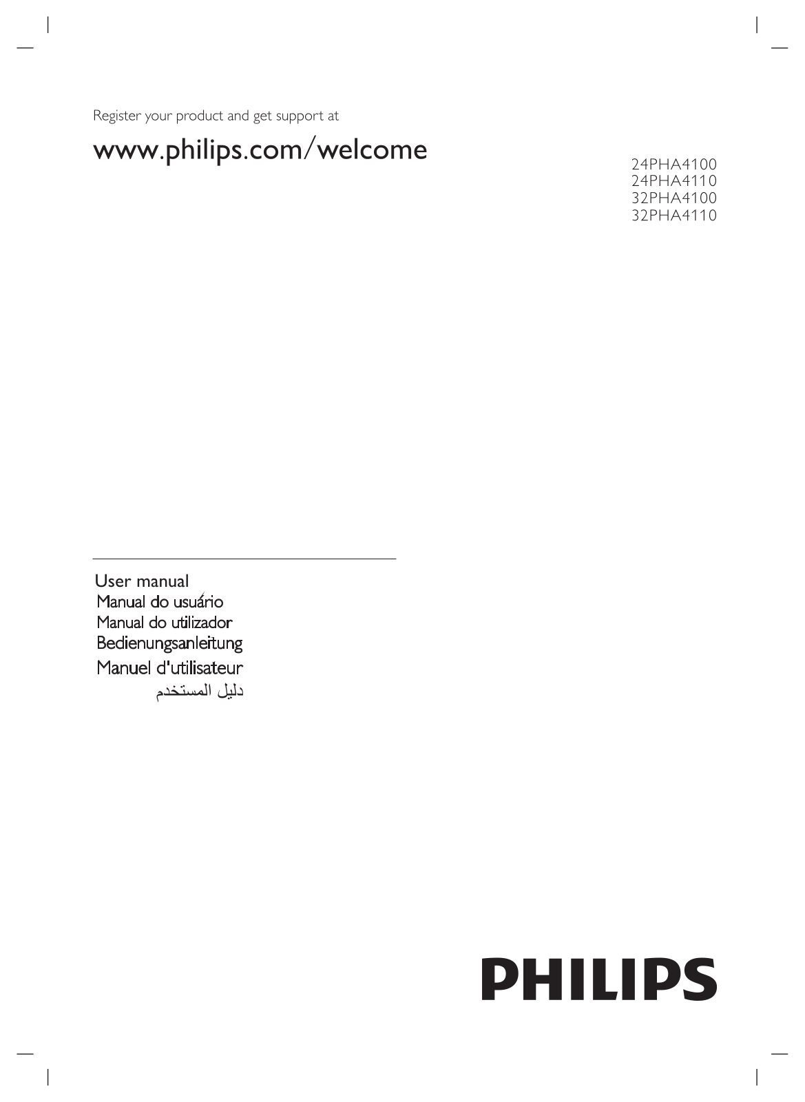 Philips 32PHA4100/56, 24PHA4100/56 user manual - ManualMachine.com