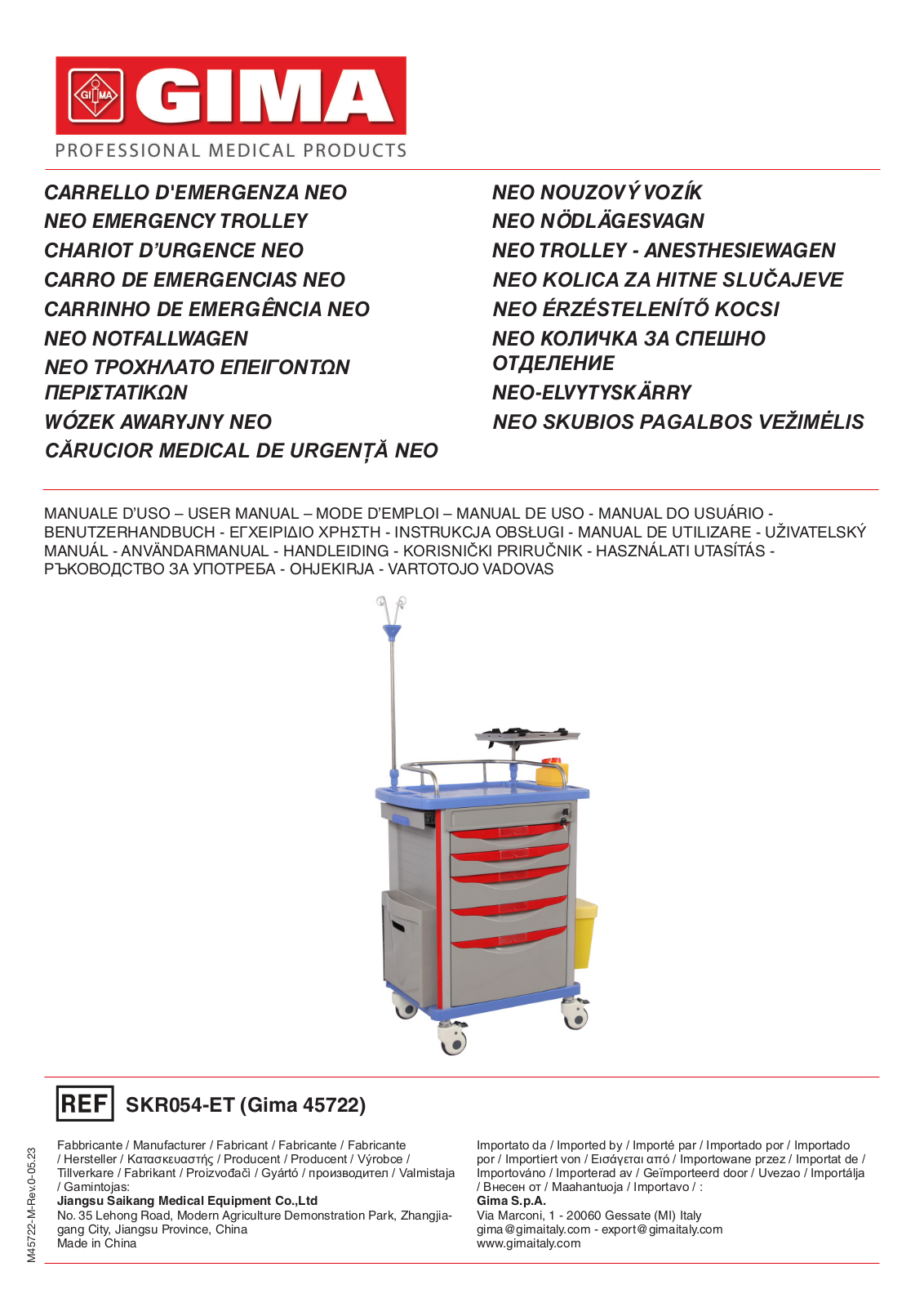 Gima SKR054-ET, 45722 User guide - ManualMachine.com
