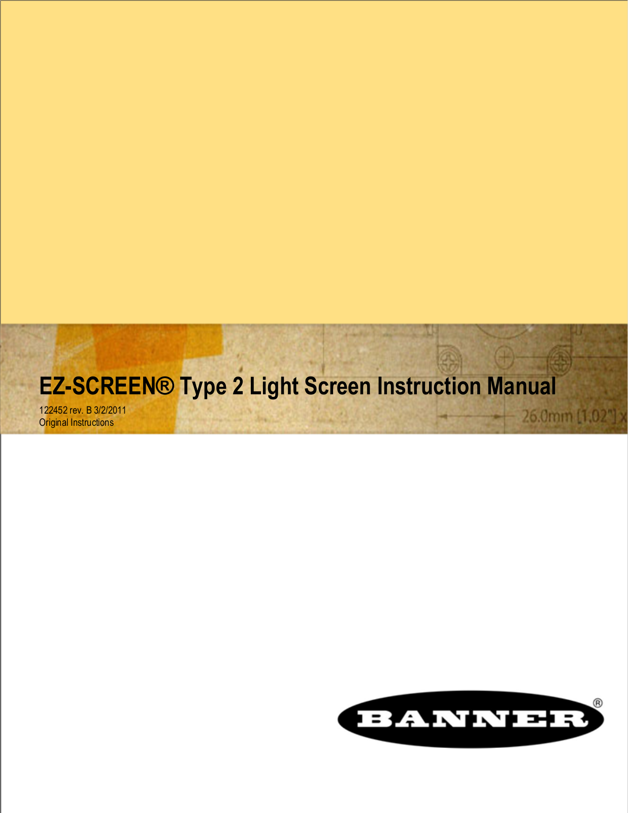 Banner EZ-SCREEN User Manual