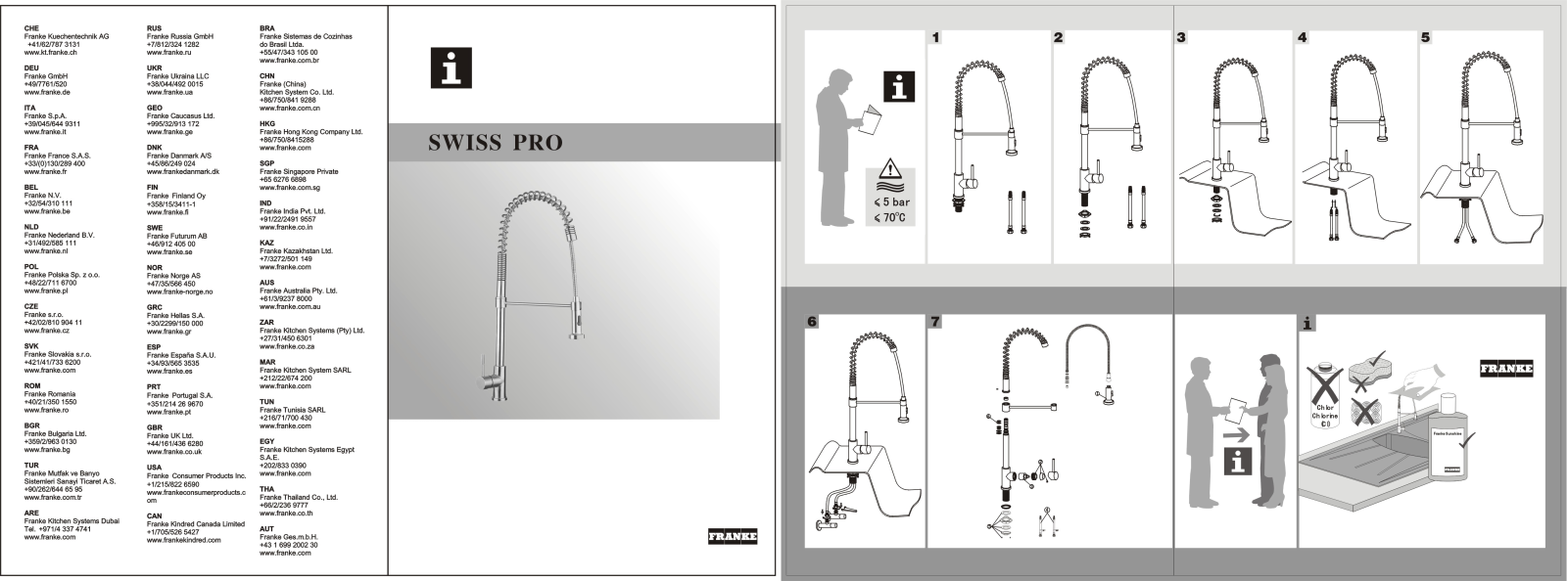 Franke Foodservice SWISS PRO Installation  Manual