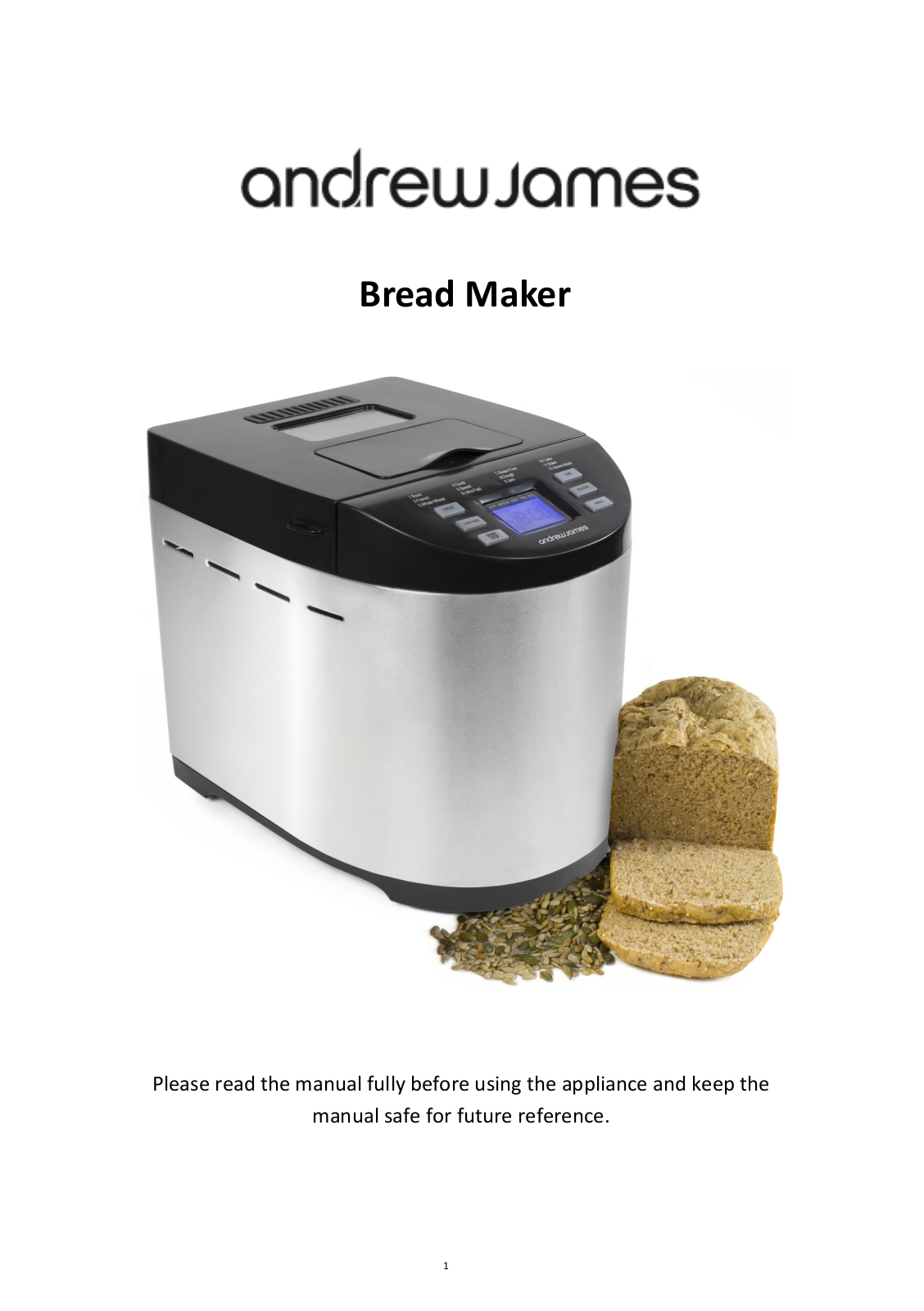 Andrew James Bread Maker User Manual